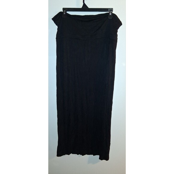 ANA Black Pull-on Maxi Skirt Sz PXL - Picture 2 of 2